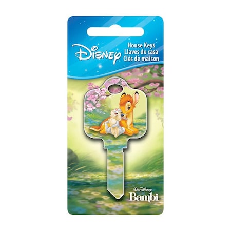 Hillman HILLMAN Disney Bambi and Thumper House Key Blank 68 SC1 Single For Schlage Locks 87666